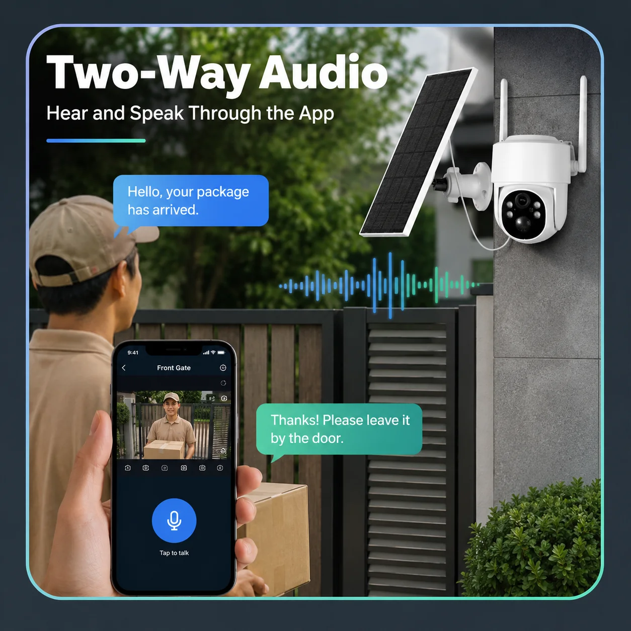 5GHz WiFi 5MP Outdoor Solar Sa - Home Cinema Sony ulasan dan harga