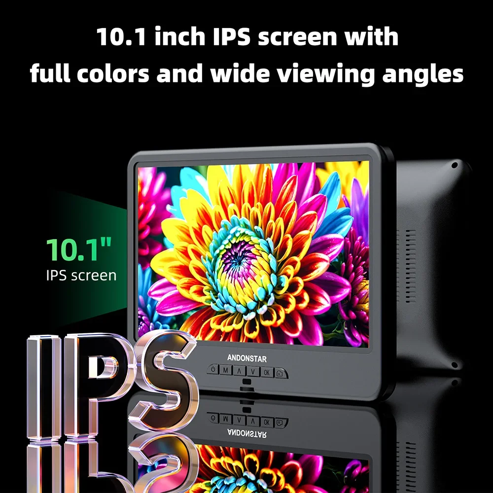 Andonstar AD210 مجهر رقمي 10.1 بوصة شاشة LCD قابلة للتعديل لأداة المجهر الإلكتروني PCB/SMD 1080P مجهر لحام