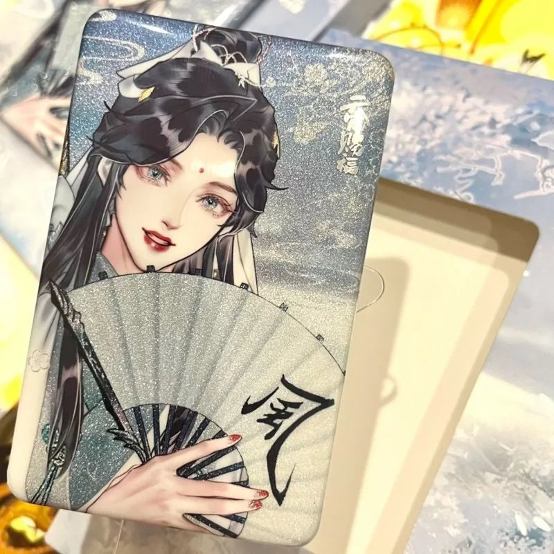 Tian Guan Ci Fu Anime Peripheral Character Shi Qingxuan Brooch Exquisite Badge High Beauty Mini Square Fans Collection Pins Gift