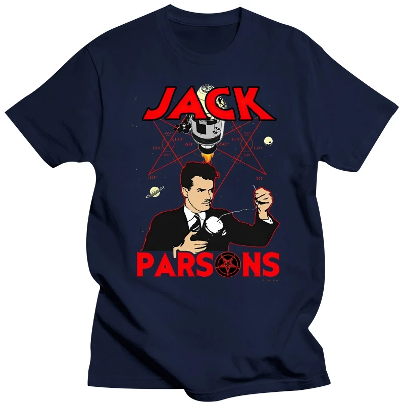 Jack Parsons T-shirt Babalon Working  Aleister Crowley Thelema Occult Rockets