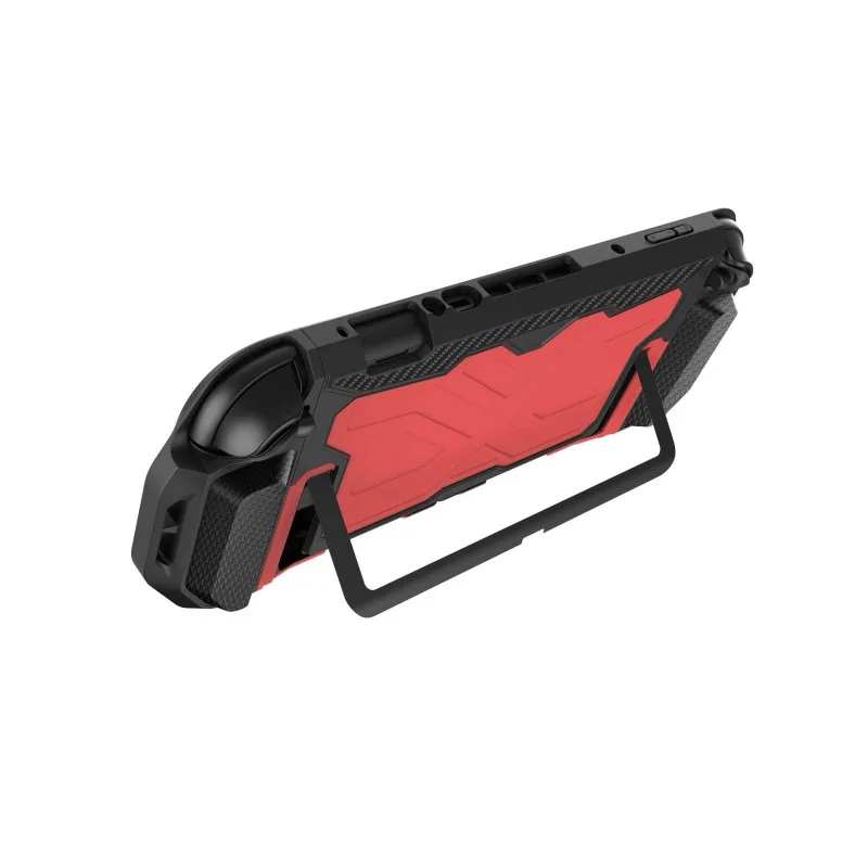 【SLEEK 】 حافظة حماية من مادة TPU+ PC مع أغطية عصا التحكم - تصميم Mecha لحماية المضيف Nintendo Switch 2 #2