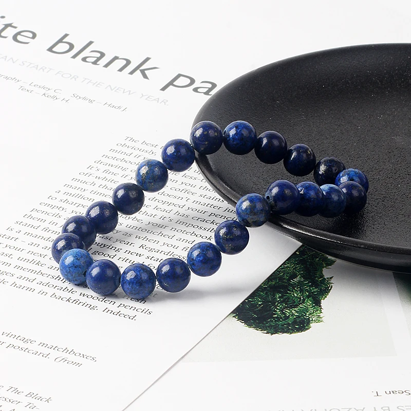 Reiki Lapis Lazuli Beads Bracelets for Women Energy Natural Stone Lazurite Tibetan Buddhism Bracelets Men Reduce Fatigue Jewelry