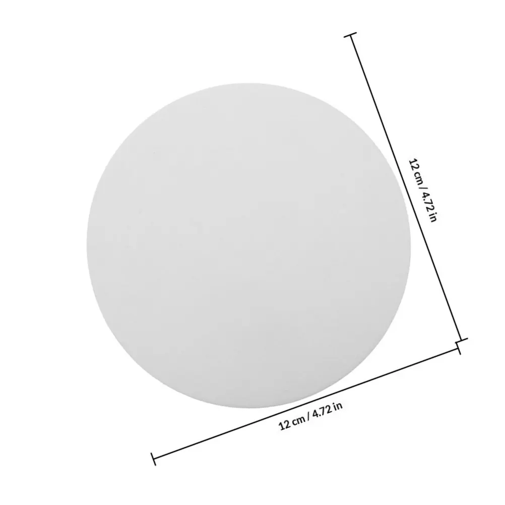 10Pcs Ceramic Fiber Insulation Paper Round High Temperature Fireproof Sheet Microwave Kiln Glass Fusing Pottery DIY Supplies