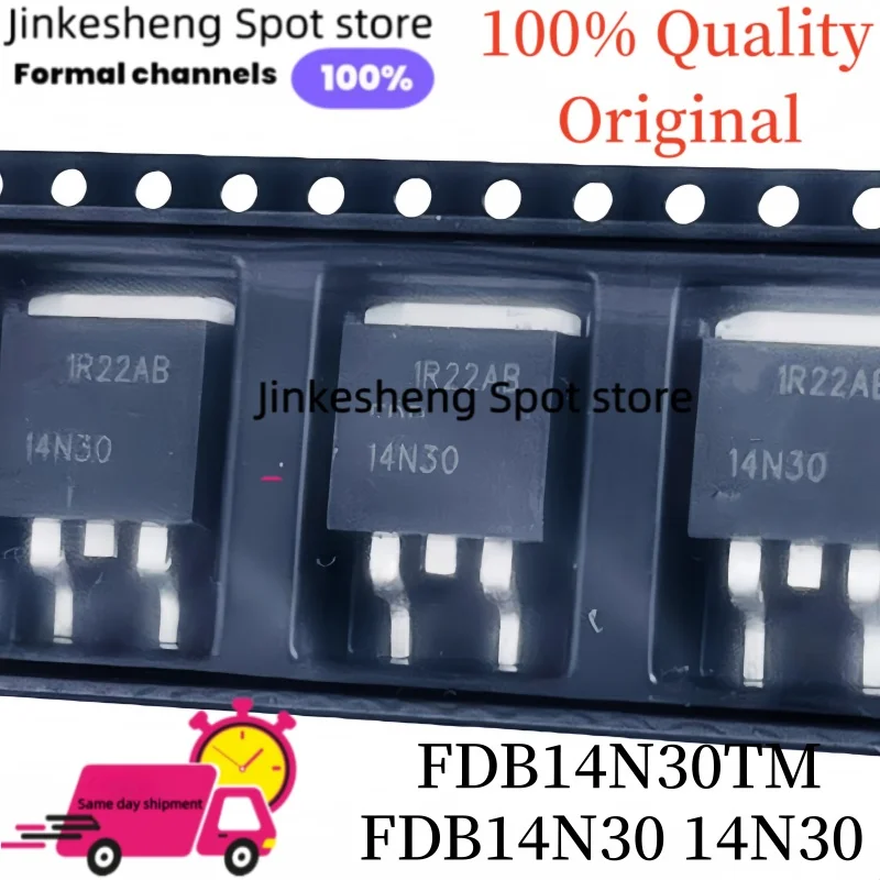 10-20-50PCS/LOT FDB14N30TM FDB14N30 14N30 MOSFET N-CH 300V 14A D2PAK TO263 MOS Transistor