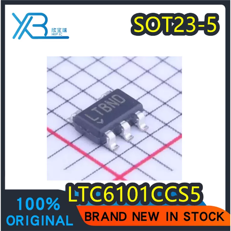 

(5/20 pieces) LTC6101CCS5 LTC6101 Silkscreen LTBND Current Sense Amplifier Chip Package SOT23-5 Spot Electronics
