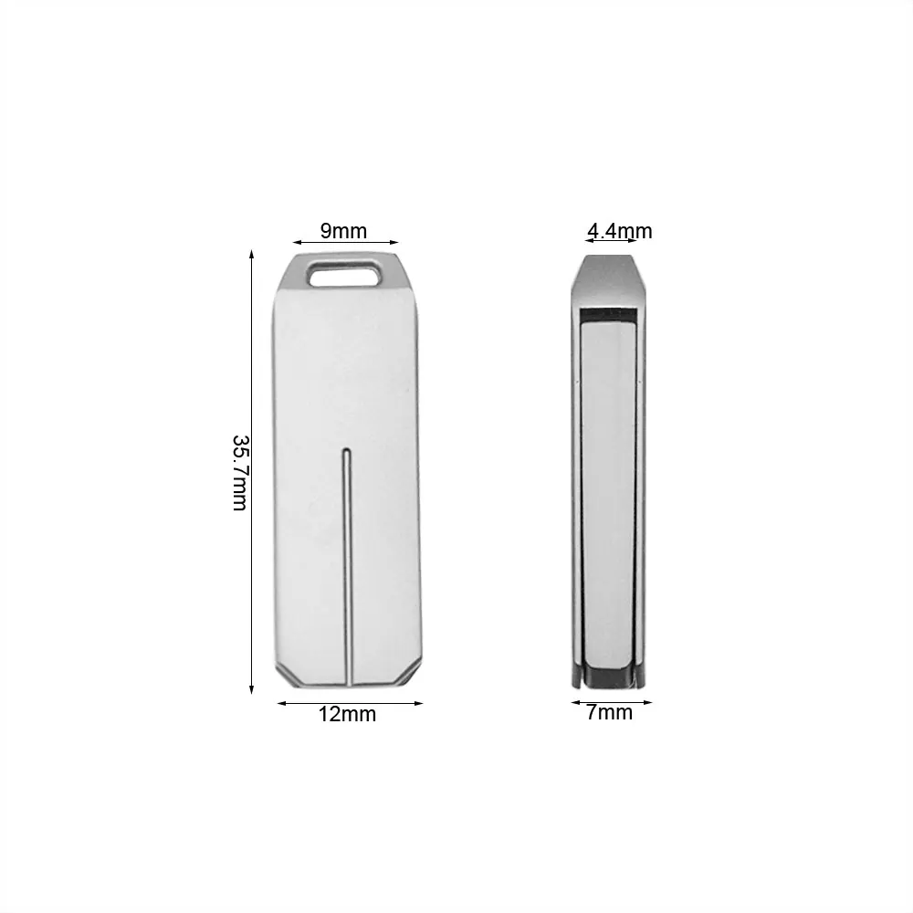 Mini unidad flash USB 2,0 de metal, 4GB, 8GB, 16GB, 32GB, capacidad Real, disco en u, 64GB