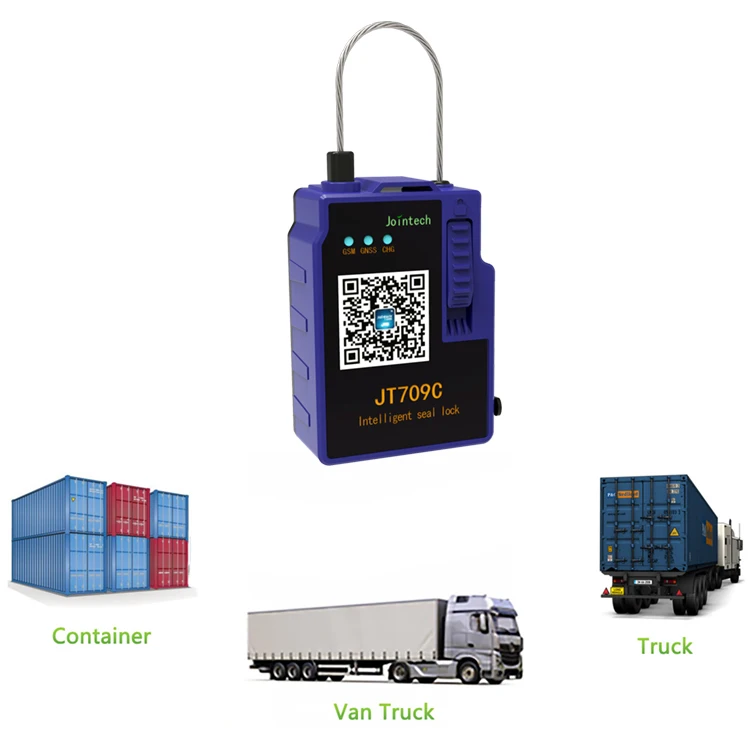 Smart GPS Container Truck Cargo Location Tracking lucchetto Geofencing Jointech Security Electronic Seal Lock GPS Tracker Wireless