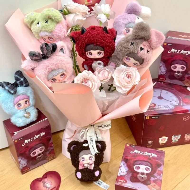 

In Stock Maymei May I Love You Serise Blind Box Cute Vinyl Plush Dolls Pendant Keychain Mystery Box Trendy Toys Girls Boys Gift