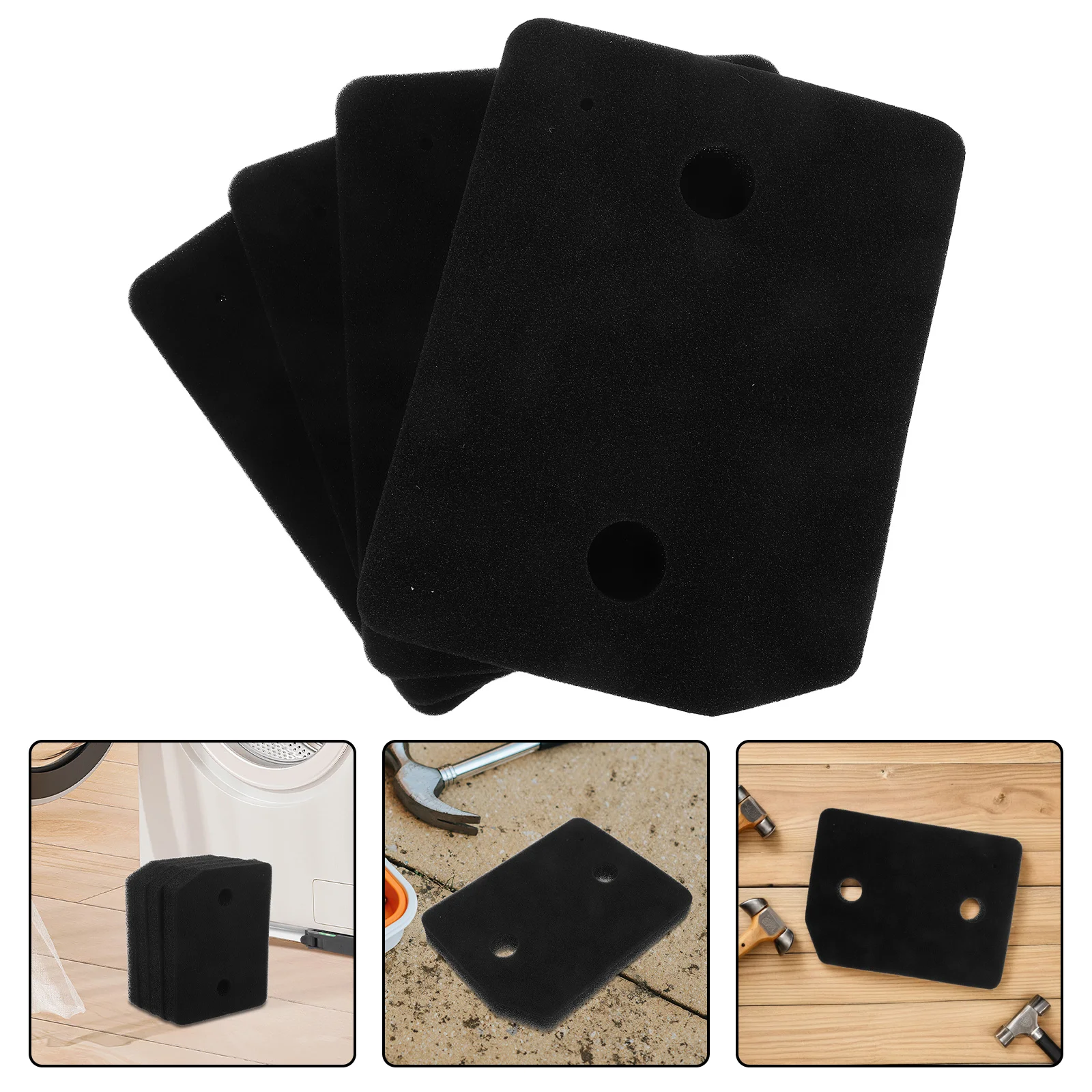

4Pcs Dryer Sponge Filter Pads Universal Fit Easy Installation Enhance Drying Efficiency Long Lasting Dryer Sponge Filter