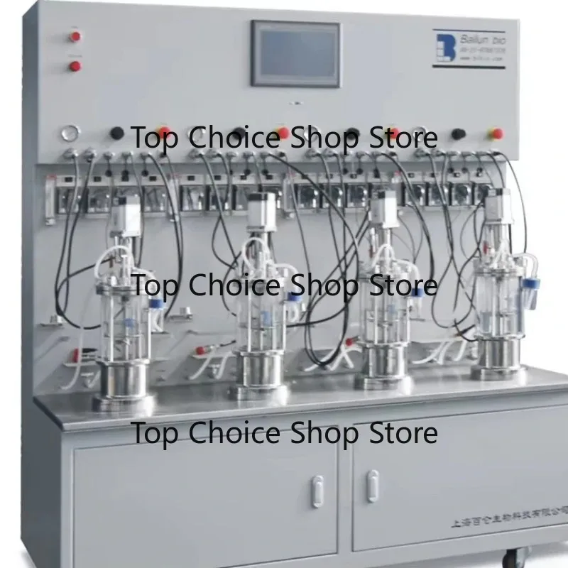 Fermentation experimental dev-ice Laboratory mechanical stirring 5L glass bioreactor pressure vessel motor automatic control