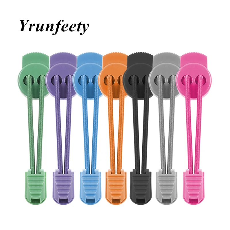 

New 2 Pairs Sport Tieless Elastic Shoe Laces Heavy Duty No Tie Shoelaces for Kids and Adults Strong Lock Quick Speed Shoestrings