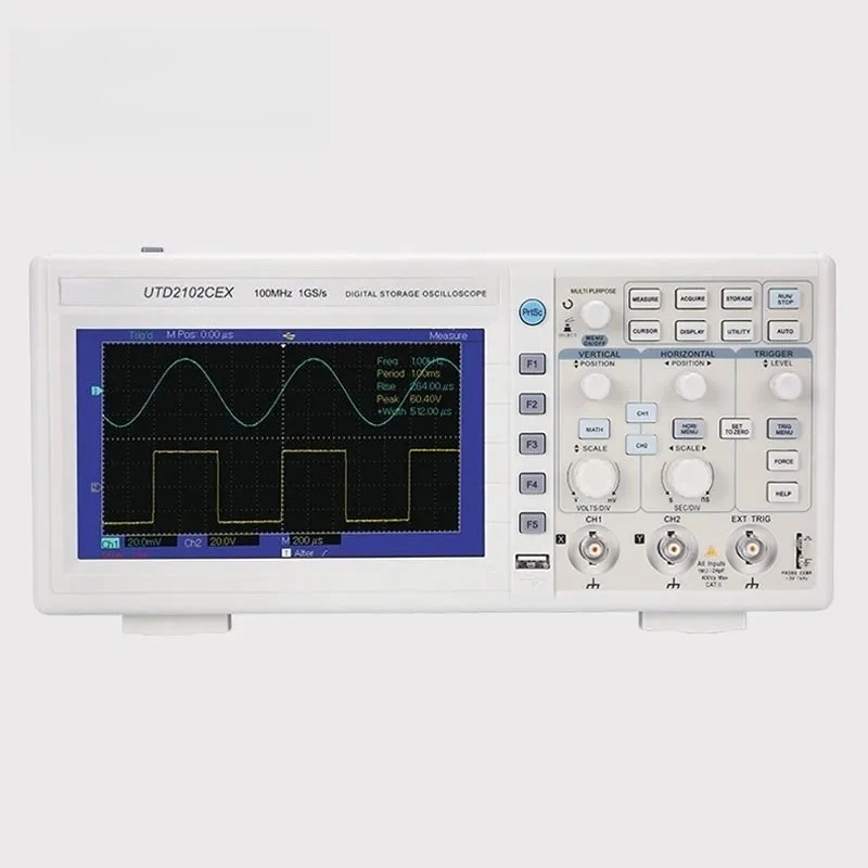 UTD2102CEX 1GS/s Digital Storage Oscillo scope 100MHz 2-Channel Automotive Oscillo scope