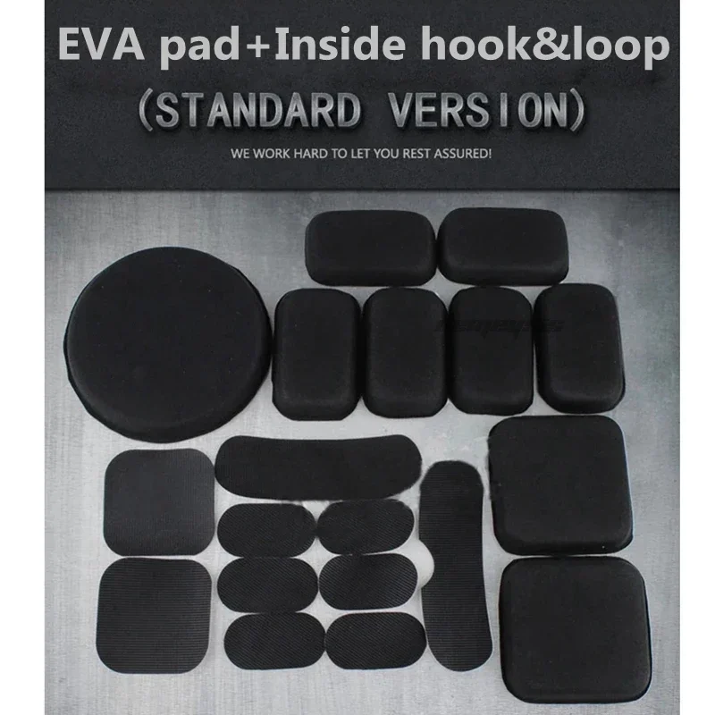 Almohadillas protectoras viscoelásticas repuesto casco Fast MICH Airsoft - imagen 5