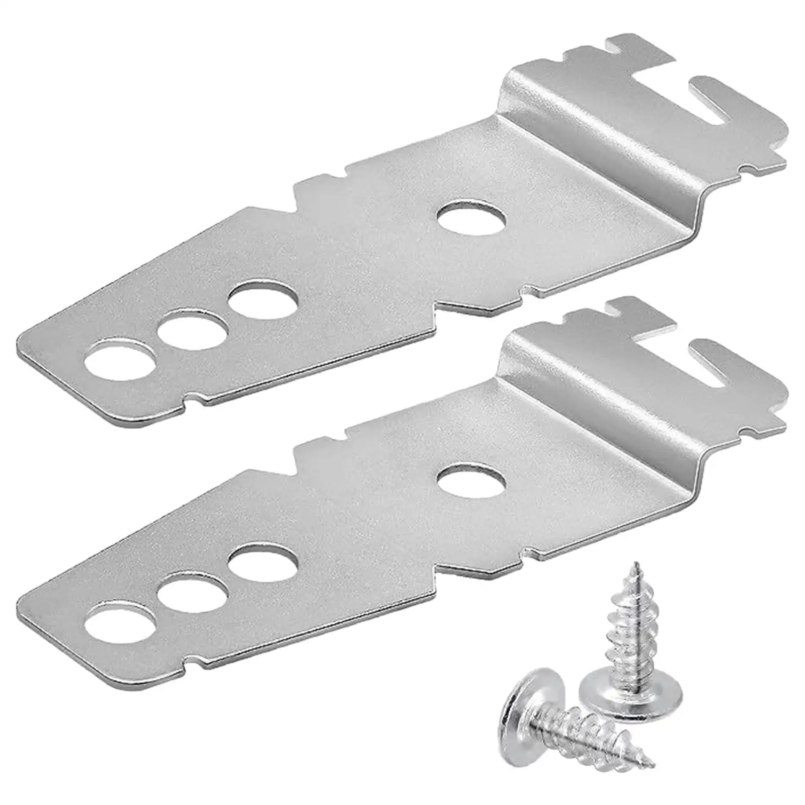 2 Pieces 8269145 Dishwasher Mounting Bracket Easy to Replace Durable with Screws Replacements for PS393134 WP8269145 AP3039168