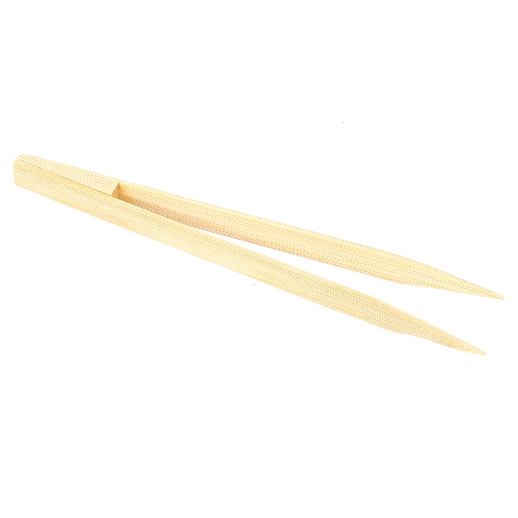 Pointy Tip Bamboo Straight Tweezer Tea Tong Handy Tool