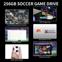 256GB Soccer Game Drive with 21300+ Soccer Games for PS3/PS2/PS1/MAME/N64/WiiU USB Game Disk for Wins PC/Laptop/Handhelds/ROG ALLY Game Console 2