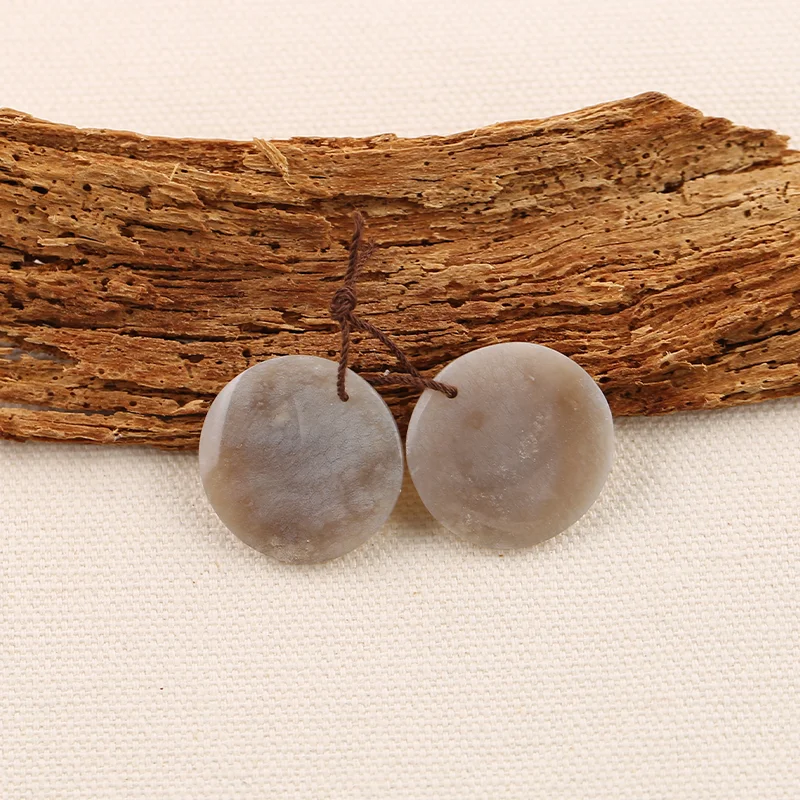 B&F خرز القرط المرجاني الإندونيسي لصنع المجوهرات، خرز الأحجار الطبيعية المصنوعة يدويًا، مستلزمات صناعة المجوهرات