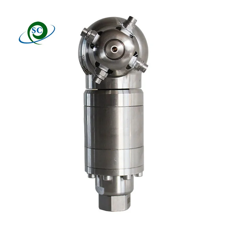 

2025CS промышленный 3D вращающийся инструмент для очистки бака высокого давления, насадка для мытья вращающегося бака на 360 градусов