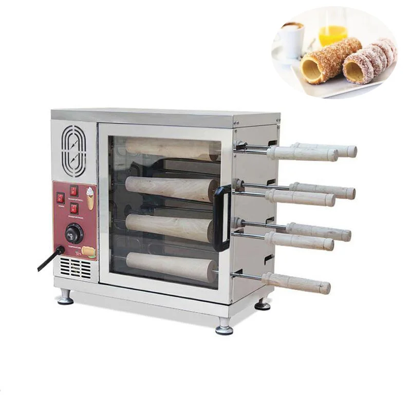 Commercial Chimney Cake Oven Machine Stainless Steel Bread Roll Ice Cream Machine