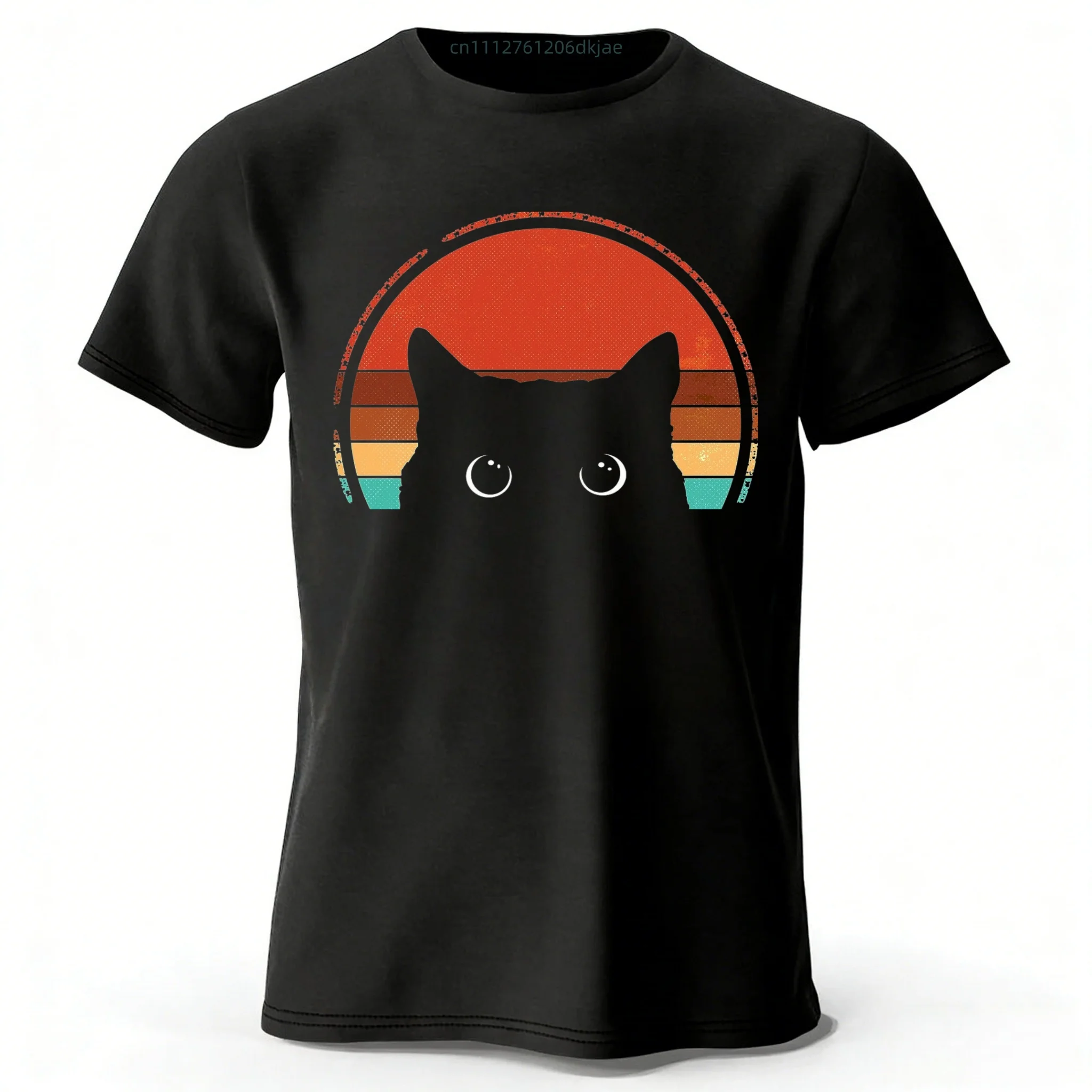 Neuestes Spezielles Hochwertiges Reines Baumwoll-Kurzarm-T-Shirt für Herren Locker Bequem Atmungsaktiv Sport-T-Shirt für Streetwear und Freizeitkleidung