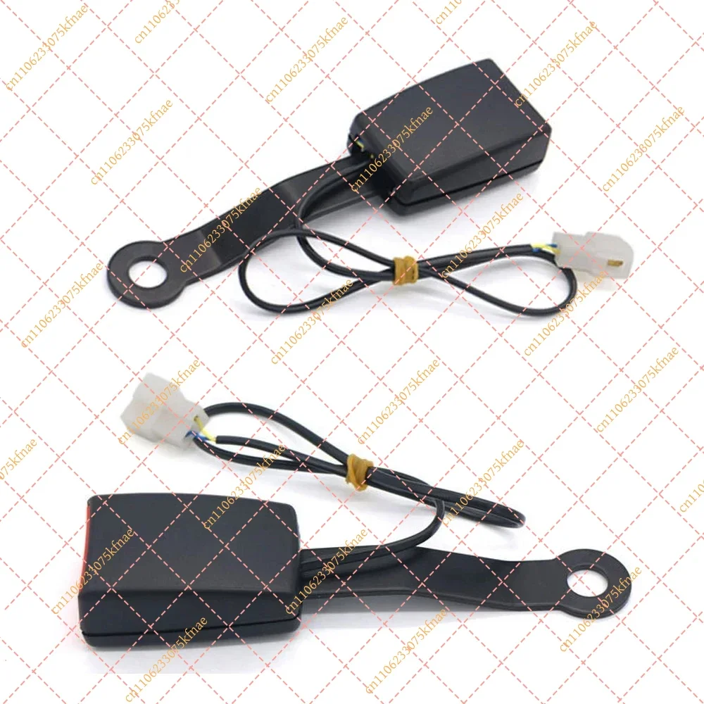 Car Seat Belt Buckle Socket Plug Connector With Warning Cable Seat Belt Lock For Car Bus Replacement Spare Parts