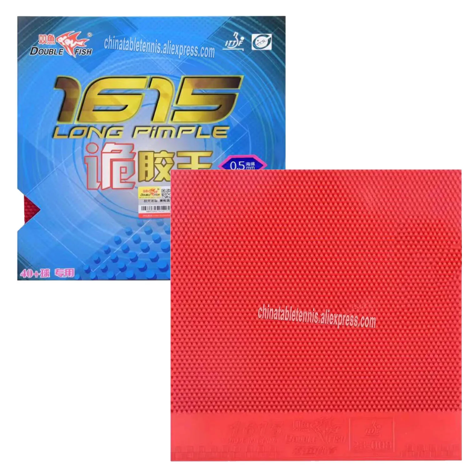 

Оригинальная резиновая двойная рыбка 1615, монстр, настольный теннис, новый тип, чтобы сделать странную ракетку, игра в пинг-понг