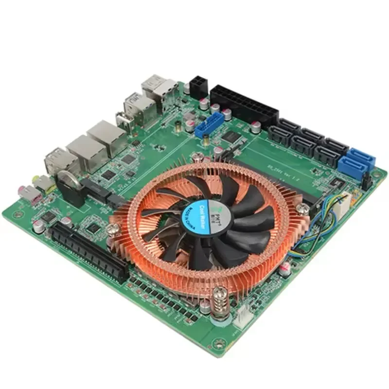 Scheda madre NAS N21 a 8 alloggiamenti AMD Ryzen 7 5825U 8 * SATA3.0 2 * M.2 NVMe 2 * 2.5G LAN 1 * PCIE3.0 8X 2 * DDR4 Firewall Scheda madre da gioco