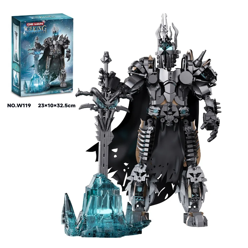 

W119 Frost Demon King 1268PCS Building Kit Magic Series Small Particle Bricks Model Gift for Adults Collectors