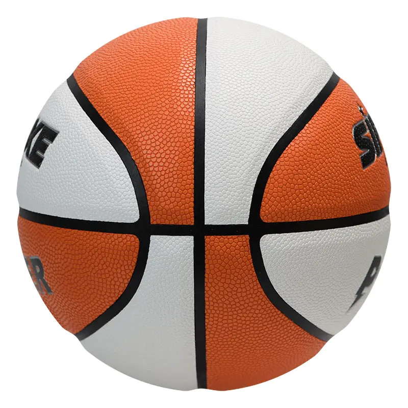 كرة سلة SIRDAR مقاس 6 بنمط مموج من الجلد الناعم المقاوم للانزلاق ومقاوم للاهتراء، مناسب للاستخدام الخارجي للبالغين في الهواء الطلق