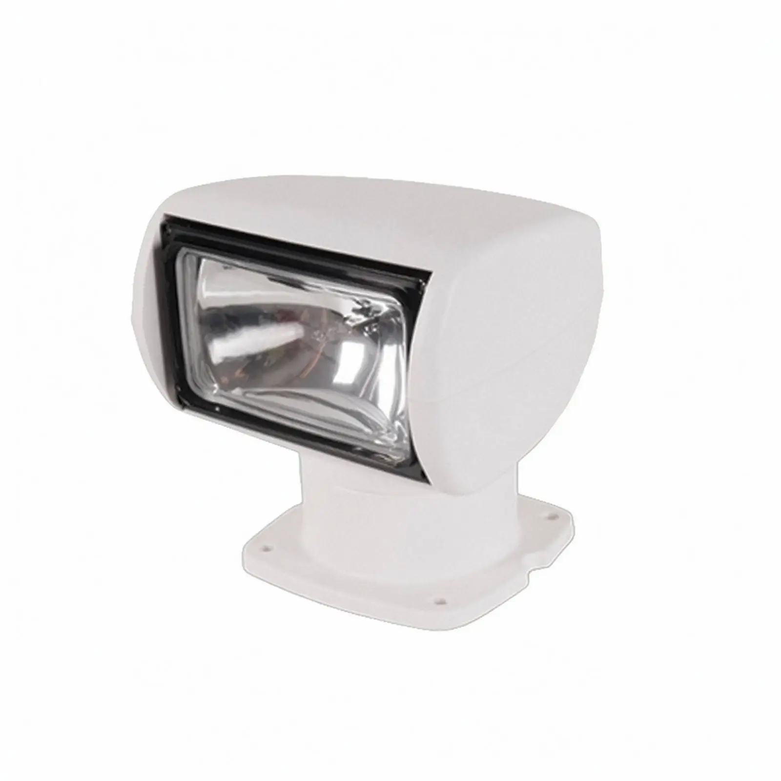 Rectangular Marine Searchlight Pedestal Mount for Boat Docking Navigation Long Range Halogen Beam