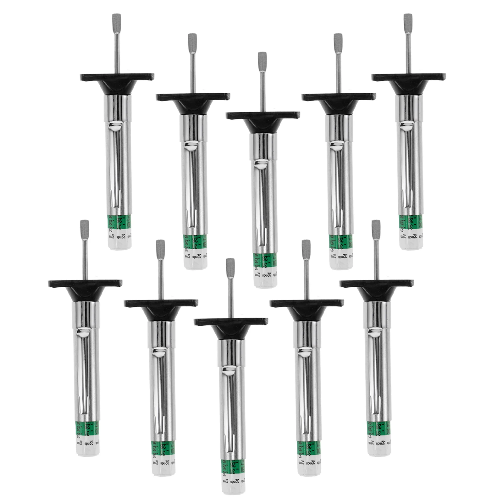 10 Pcs Depth Gauge Stainless Steel Measurement Tool for Cars Motorcycles Accurate Tire Tread Gauge Tread Checker