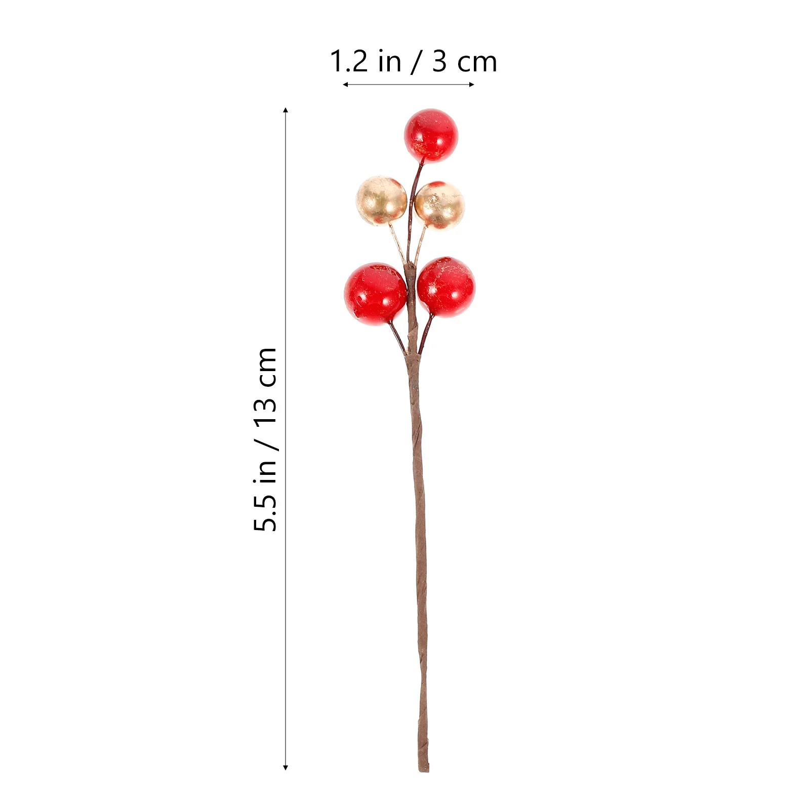 

30 Pcs Gold Garland Bouquet of Berries for Wreaths Berry Decorations Flower Arrangement Supplies Banquet