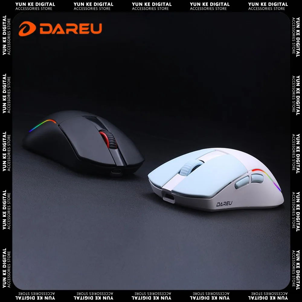 Dareu A950 Air Wireless Mouse Two mode Aim-750u 8k FPS Gaming Mouses Lightweight Customized Gaming Accessories Gifts Office