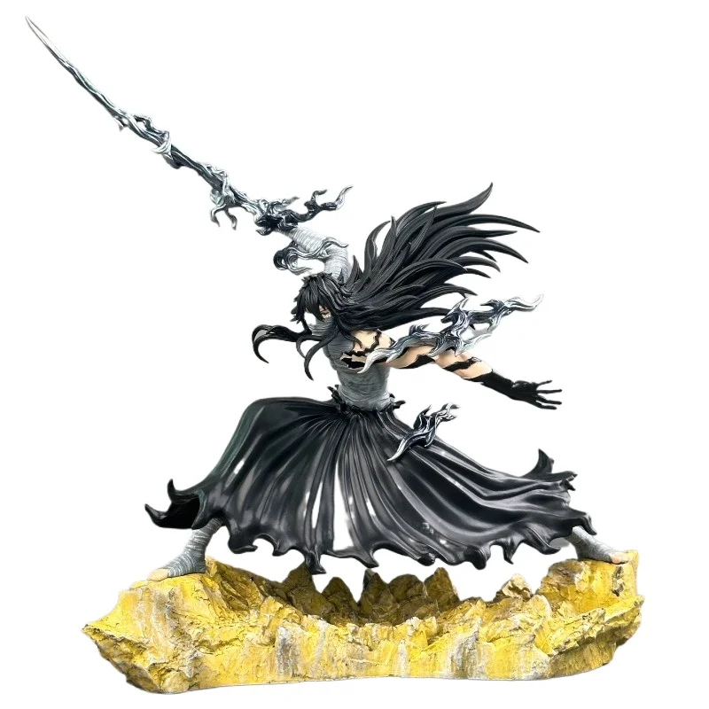 23cm Bleach Hollow Ichigo figura de acción muñeca coleccionable Saigo No Getsuga Tenshou Hollowfied Kurosaki Ichigo estatua modelo Juguetes