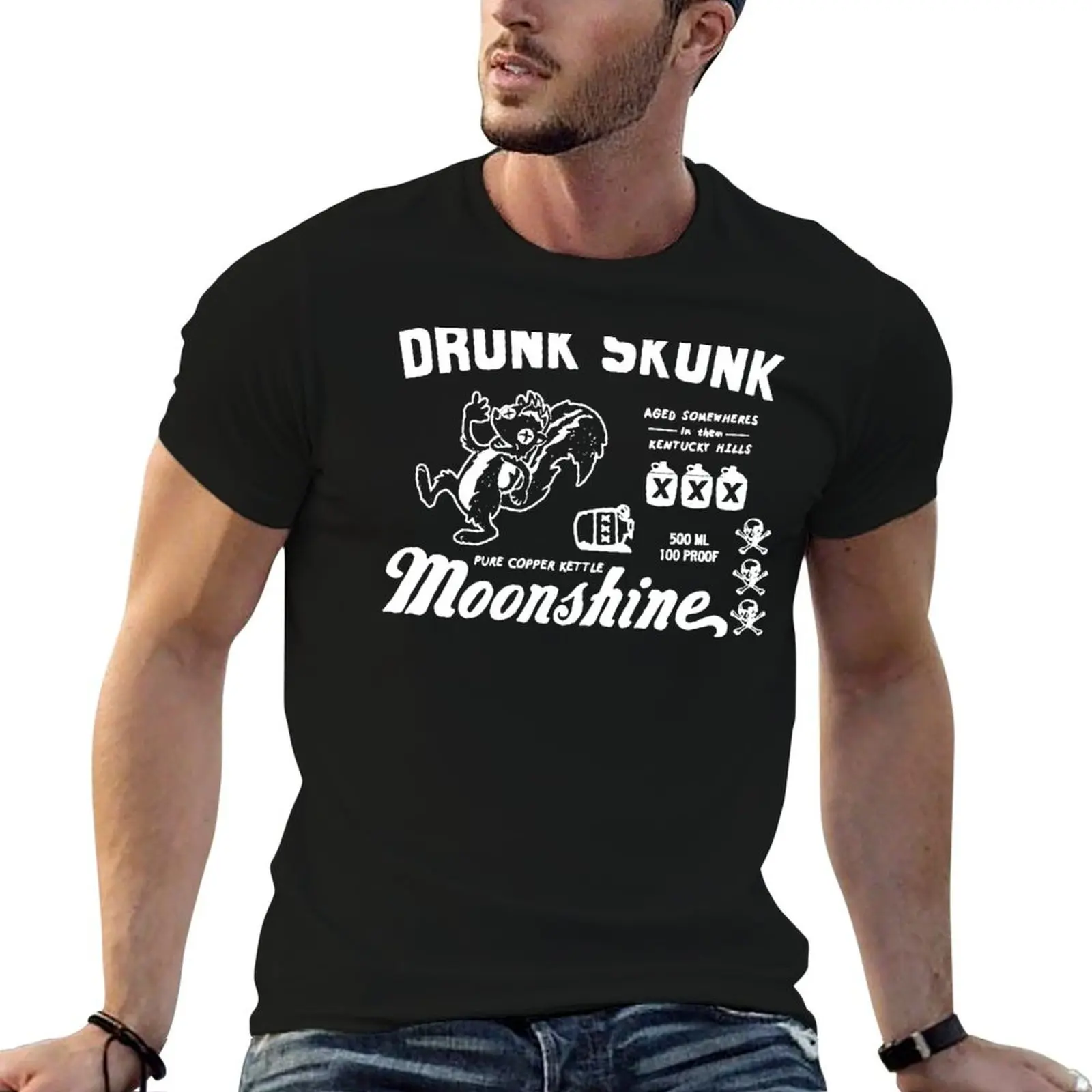 Camiseta con gráfico de logotipo de licor divertido Moonshine, estilo vintage, para amantes del alcohol, Kentucky Bourbon, Scotch Whisky