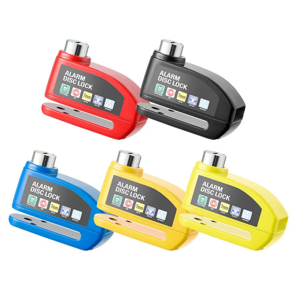 

Motorcycle Bicycle Lock Alarm Safety Lock Bike Lock Protection Aluminum Alloy Anti-Theft Disc Brake Lock moto Accessories