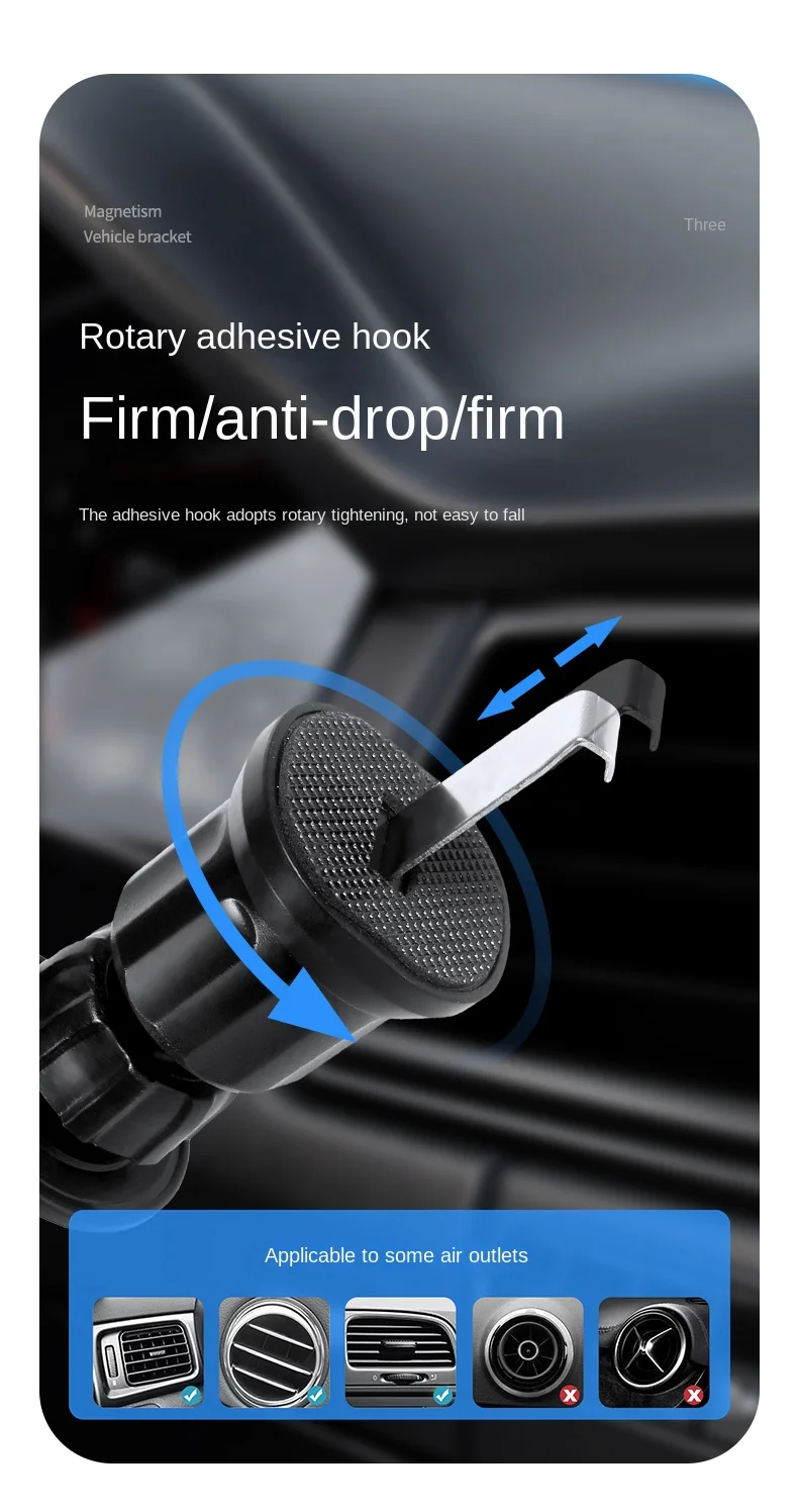 Magnetischer Autotelefonhalter, Ständer, universelle Halterung für iPhone 15/14/13, Samsung-Stützhalterung, GPS, kompatibel mit MacSafe – Detail 9