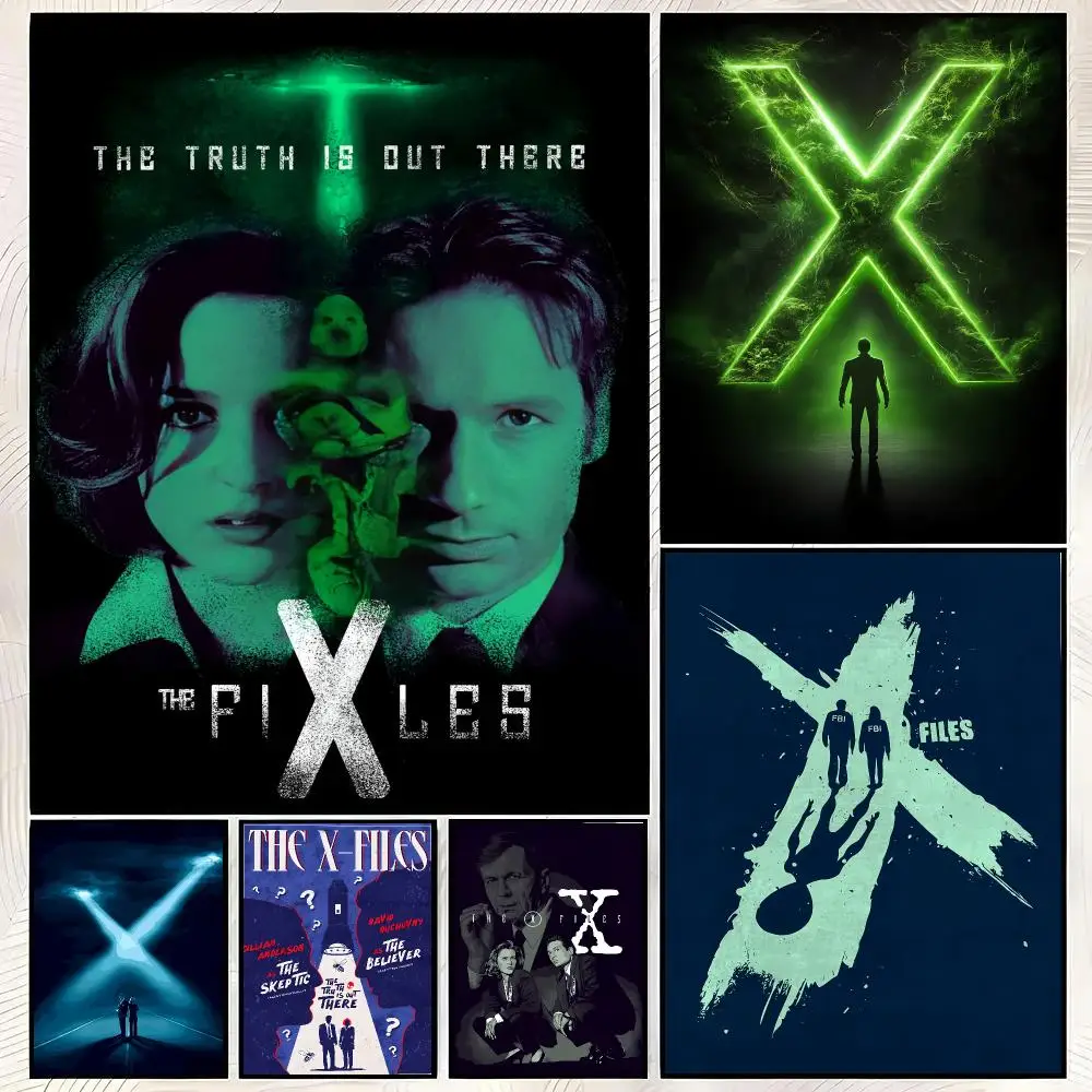 Movie T-The X-Files: I Want to Believe Poster Vintage PP Paper Wall Art Home Decor Print for Bedroom Living Room Aesthetic Gift