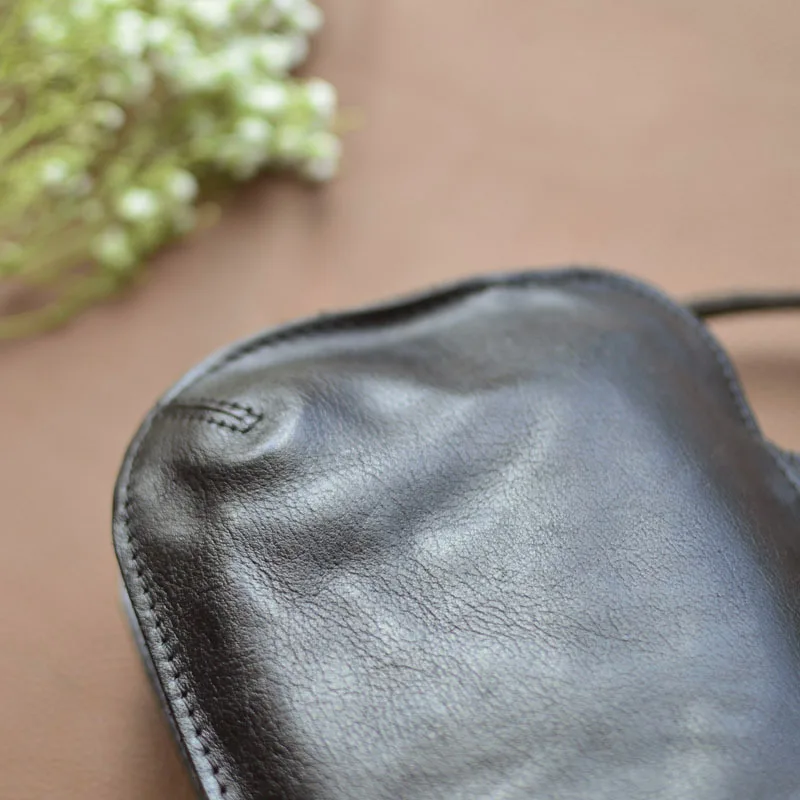 AETOO حقيبة جلدية حقيبة الهاتف المحمول صغيرة مغلف أحمر حقيبة كروسبودي حقيبة يد حقيبة مجوهرات حقيبة سماعة حقيبة مفاتيح طبقة الرأس جلد البقر