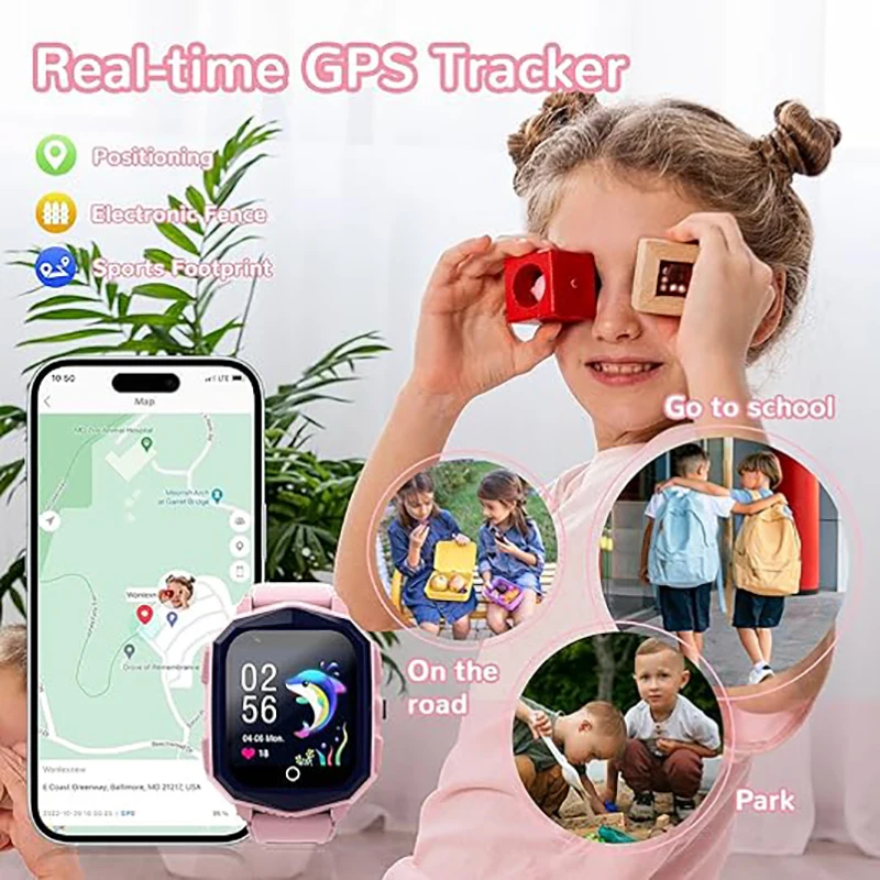 Wonlex 4G เด็กสมาร์ทนาฬิกา GPS WIFI Video Call SOS เด็กสมาร์ทนาฬิกากล้อง Tracker Location เด็กนาฬิกาโทรศัพท์ KT20S