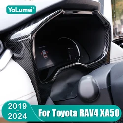 For Toyota RAV4 XA50 2019 2020 2021 2022 2023 2024 RAV 4 Hybrid Car Instrument Display Speedometer Gauge Cover Trim Accessories