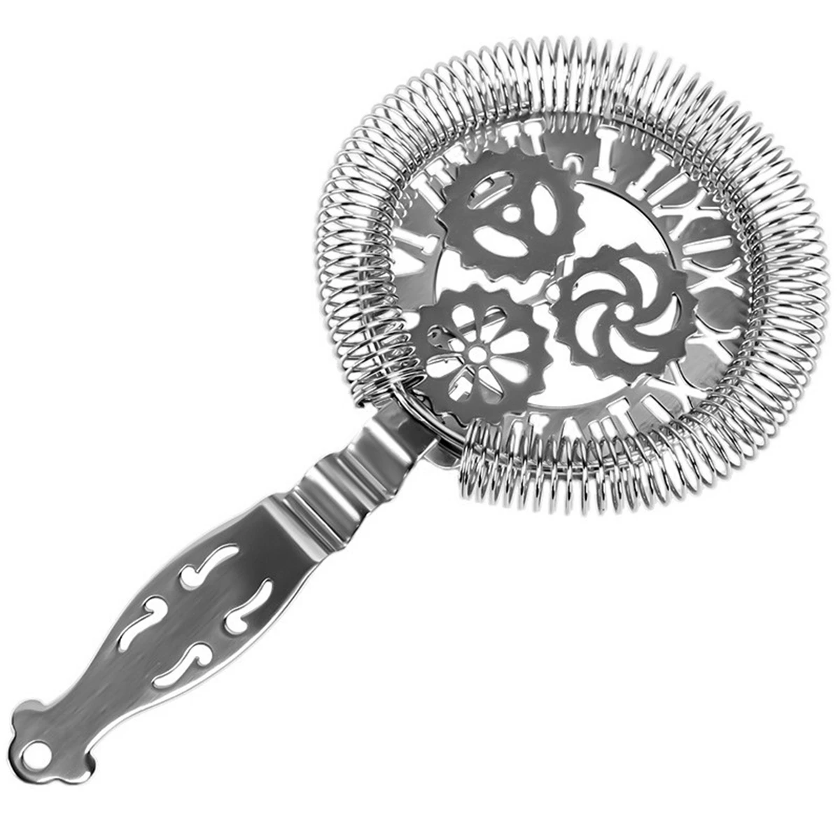 Barware Tool Cocktail Strainer Effective Filtering Design Effective Drink Filtering Tool Cocktail Party For Boston Shaker