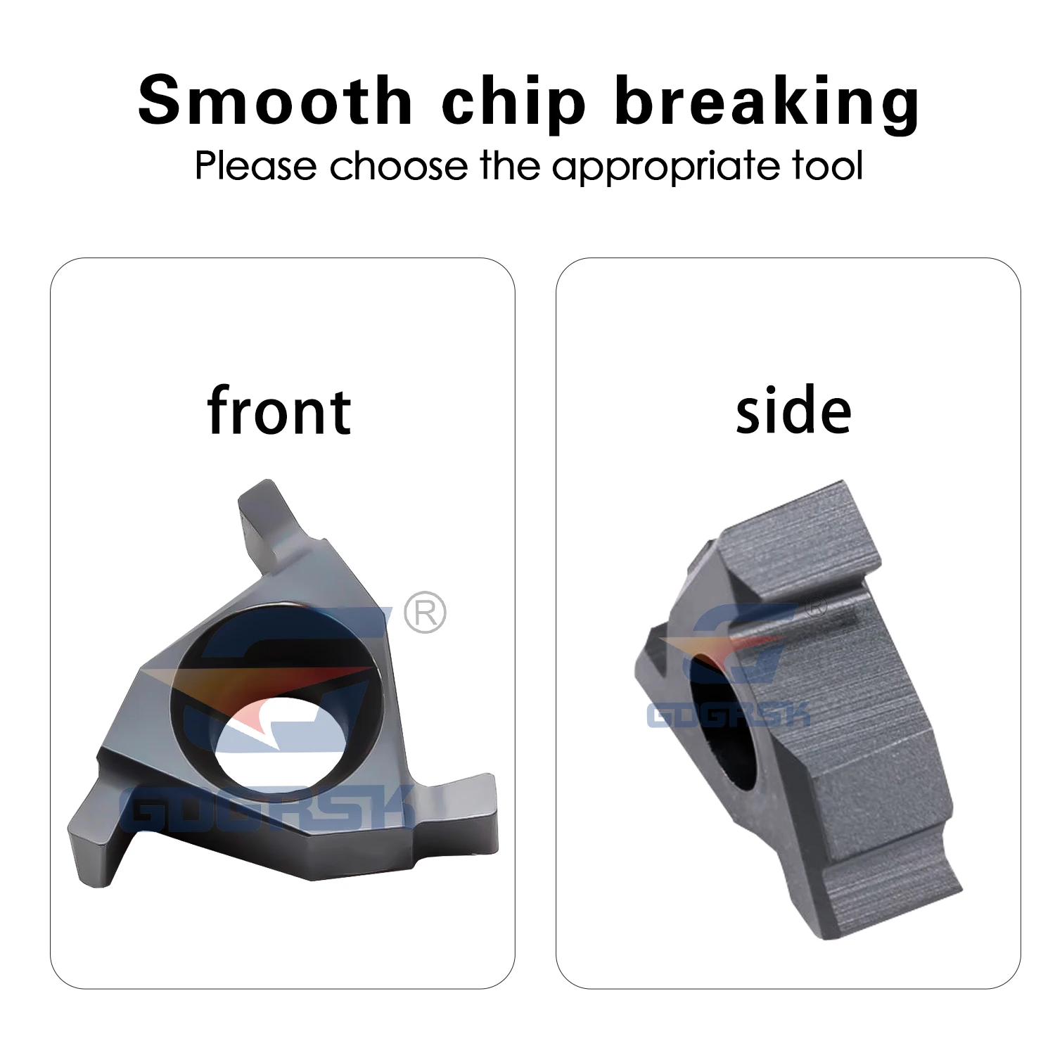 أدوات تحول الأخدود الضحلة المسطحة الأصلية 100% من DESKAR 11IR/EL 0.7 LDA قطع خارجي من الحبوب