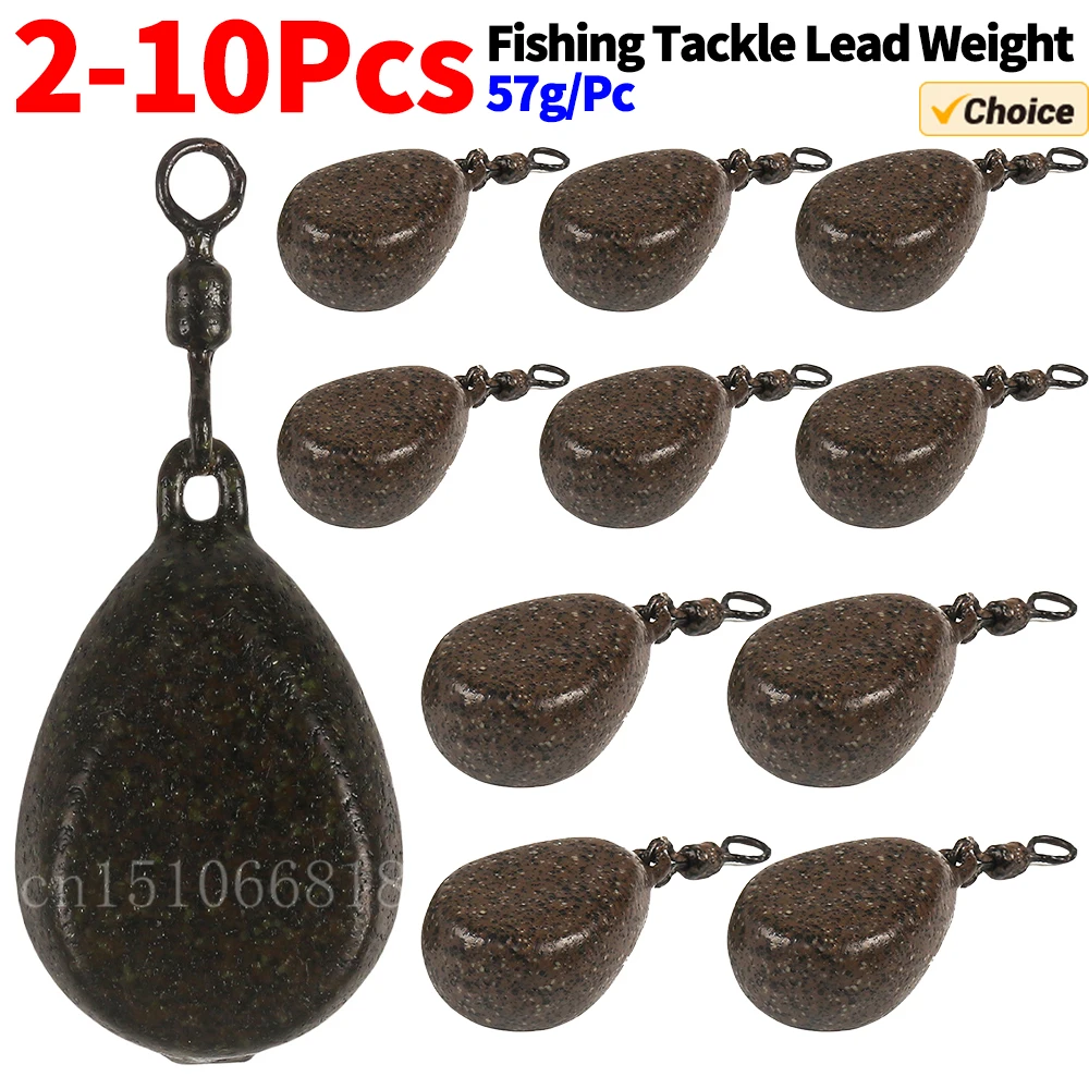 57 جرام صب قطرة النار الصيد الوزن مع قطب شقة الكمثرى الرصاص الصيد وزن قطرة الماء الغطاسون لصيد سمك الشبوط مشبك آمن