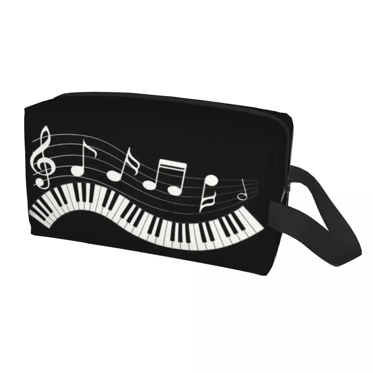 

Piano Fantasy Cosmetic Bag Women Cute Large Capacity Fashion Music Note Makeup Case Beauty Storage Toiletry Bags