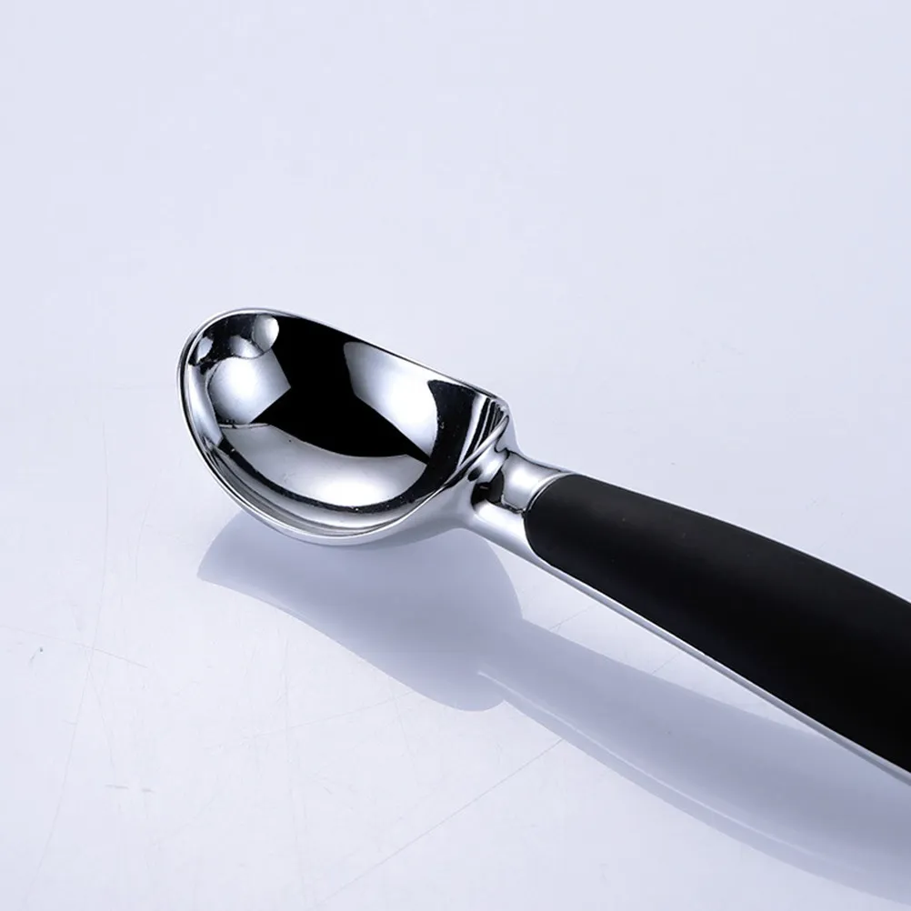 Zinc Alloy Digging Ball Spoon Ice Cream Scoop Food Serving Spoon Corrosion Resistant Anti Oxidation Smooth Handle for Dessert