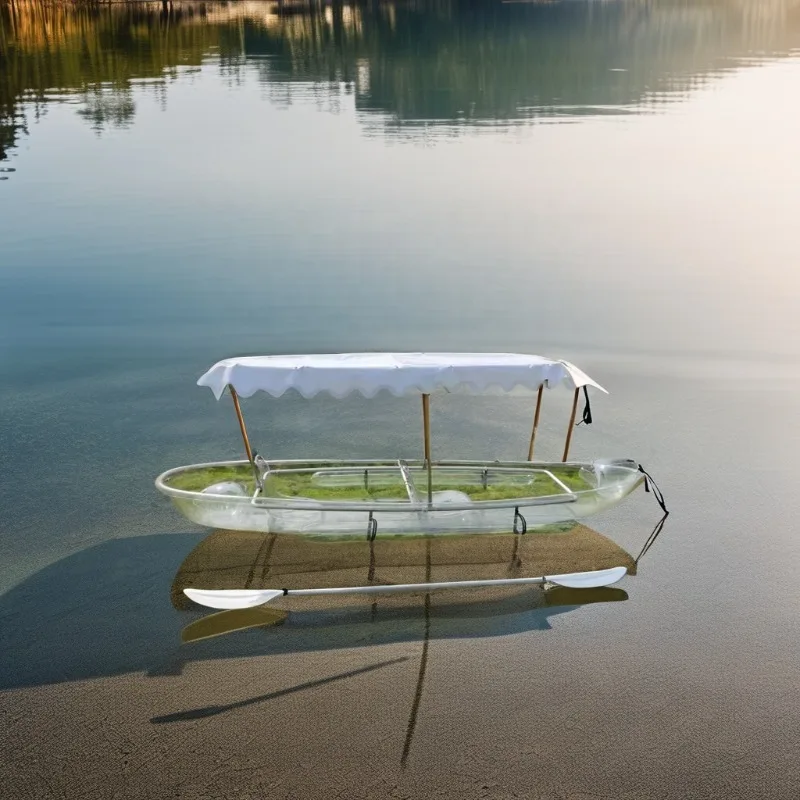 Pedal-Equipped Fishing Kayak & Canoe - Durable Plastic Watercraft, Ideal for Anglers Seeking Efficient Propulsion