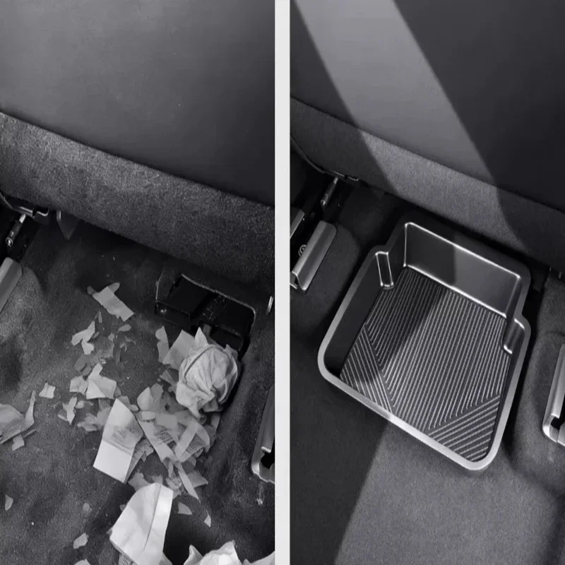 Universelle Silikon-Aufbewahrungsbox für Limousinen und SUVs, nass-trocken einsetzbar, rutschfest, geräuschlos, Auto-Innenraum-Organizer – Detail 4