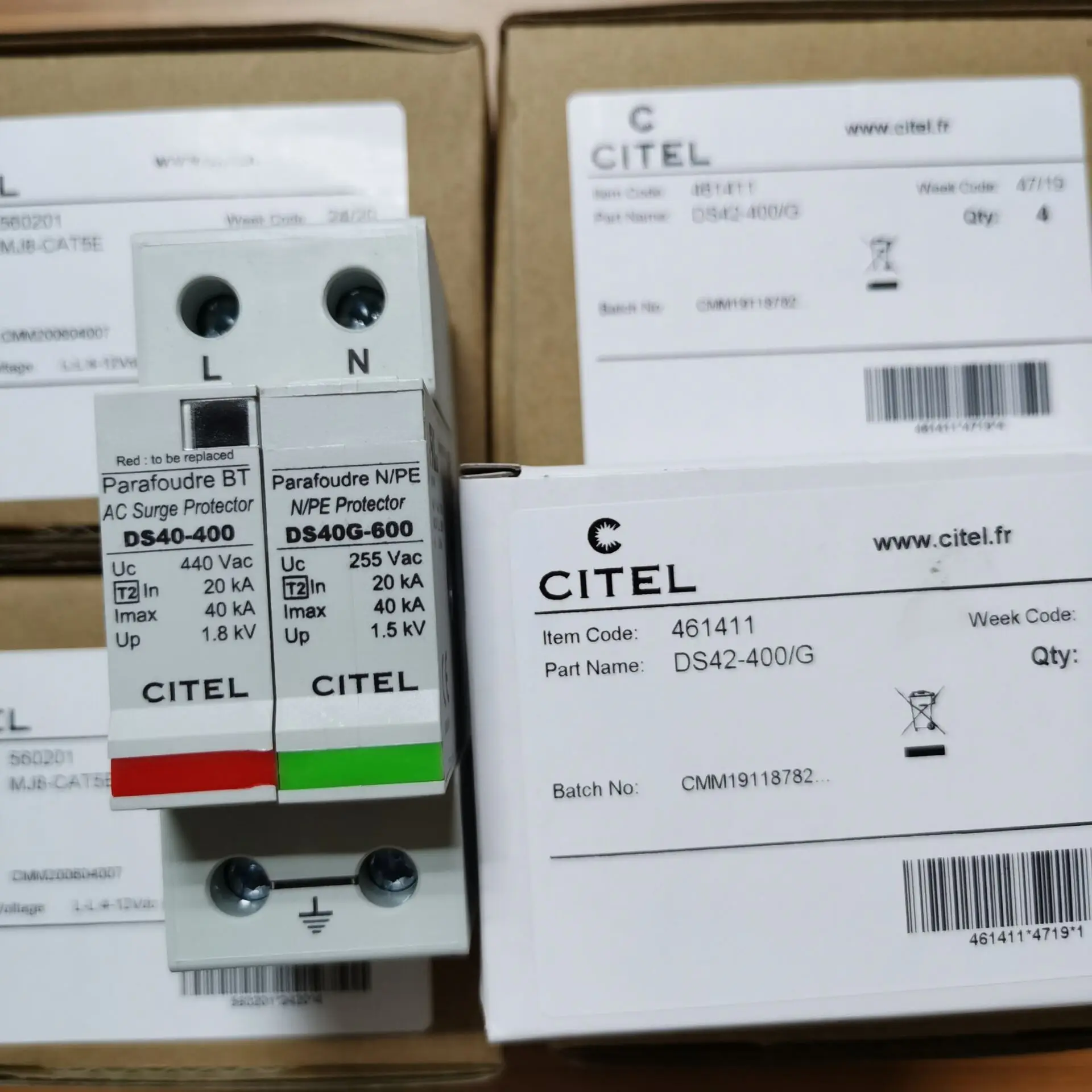 France CITEL Surge Protector DS42-120/G Xidale 150V Power Supply 40KA Arrester Is On Sale