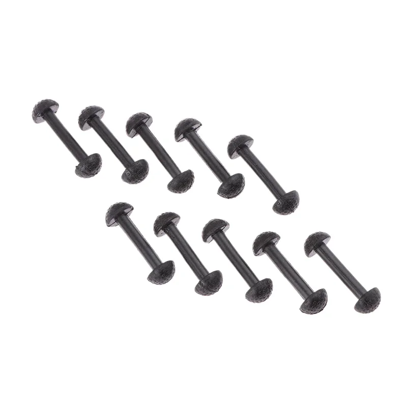 10X ل موتو الساق الفرقة خمر أرقام استبدال موصلات كليب الأسود المطاط الساق الفرقة استبدال موصلات #1